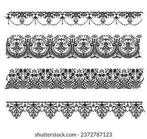 Set Vector decorative ornaments collection
