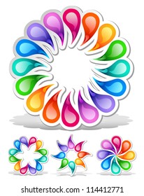 Set of vector design elements
