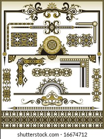 set vector design elements