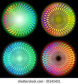Set of vector design elements