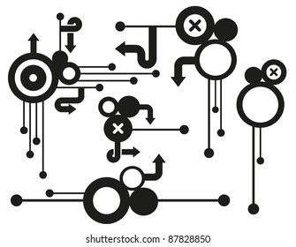 Set of vector design elements