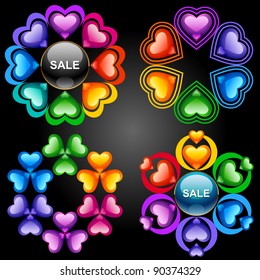 Set of vector design elements