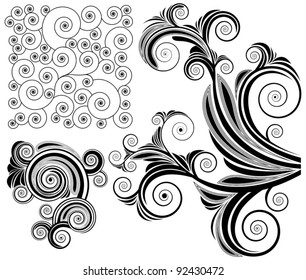 set of vector design elements