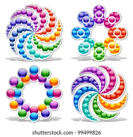 Set of vector design elements