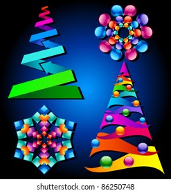 Set of vector design elements 4