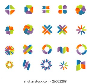 Set of vector design elements 5