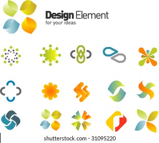 Set of vector design elements 5