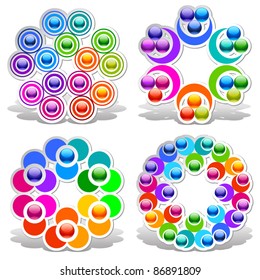 Set of vector design elements 5