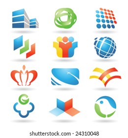 Set of vector design elements 6