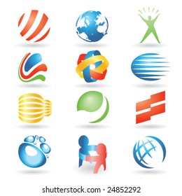 Set of vector design elements 7