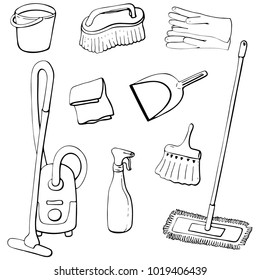 Cleaning Supplies Isolated Stock Vectors, Images & Vector Art ...