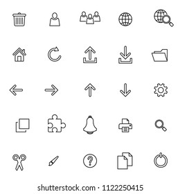 a set of vector design icon for your website and computer surface or menu