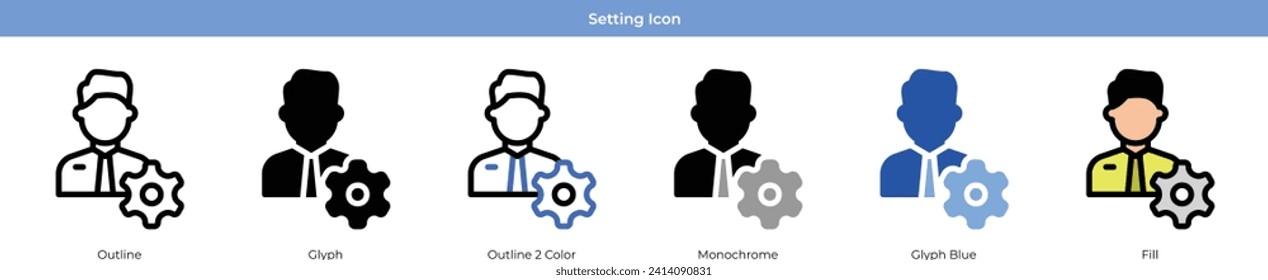 Set Vector Designting Icon Set Vector Design
