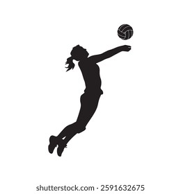  set of vector different style of basketball players silhouette