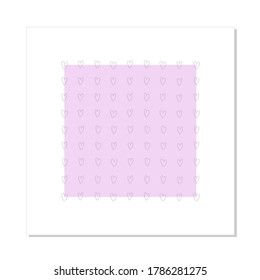 Set of vector drawings of handmade hearts on a white isolated background, flat. Romantic background, symbol, wrapping, gifts, holiday, greeting card, decoration