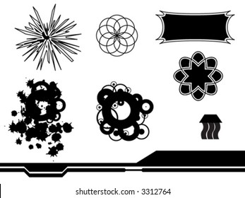 Set of vector elements