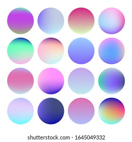 Set Vector Elements Design Gradient Orbs Stock Vector (Royalty Free ...