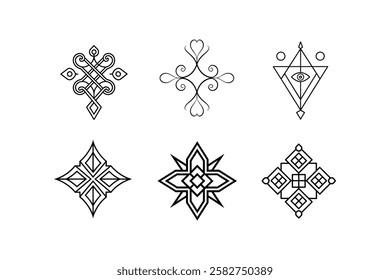 a set of vector elements illustration