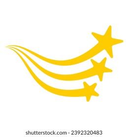 set of vector elements of stars decoration
