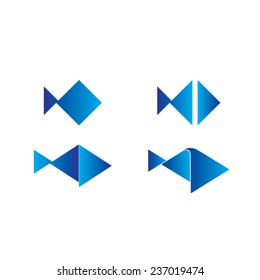 Set of Vector Fish