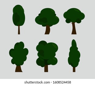 set of vector flat trees