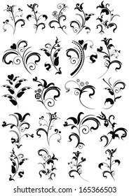 Vintage Floral Design Stock Vector (Royalty Free) 79361125