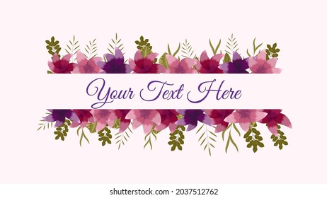 Set of vector floral elements and flowers frames in detailed style for greeting cards, wedding invitations, social media, sales, ads, promotions, packaging, web