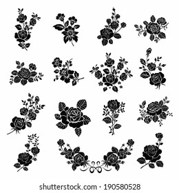 Set of Vector Flowers