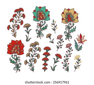 Spanish Flowers Stock Illustrations, Images & Vectors | Shutterstock