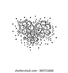 Set of Vector Flowers