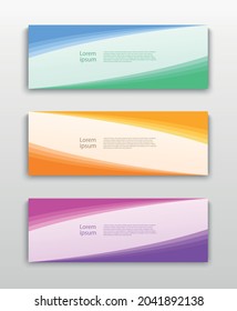 Set of Vector flyer templates. Futuristic background with copy space for inspirational and encouraging thoughts that you want to share with your audience.