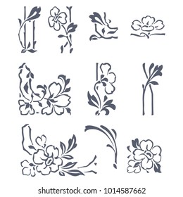 Set of Vector Frames 