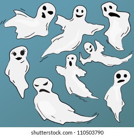 Set of vector funny ghosts.