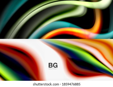 Conjunto de fondos geométricos vectoriales. Ilustración vectorial para cubiertas, pancartas, volantes y carteles y otros diseños