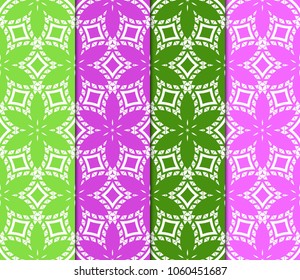Set of vector geometric pattern background. Color background. For design, scrapbook, print