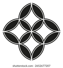 Conjunto de ilustração única geométrica vetorial