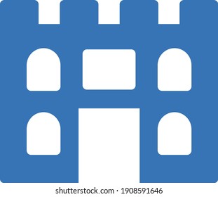 set vector glyph color icon