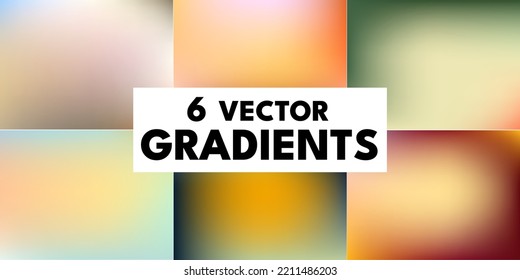 A set of vector gradients in natural shades of green, beige, peach, based on ecology and naturalness. For covers, wallpapers, branding and other projects. You can use gradients for any of the projects