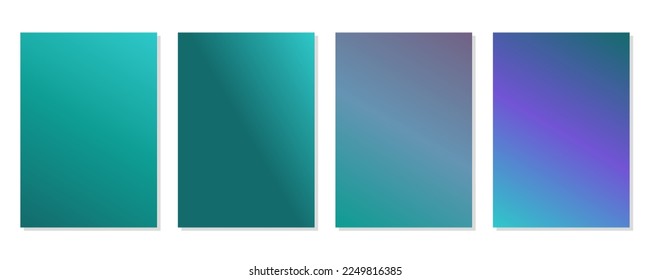 Conjunto de gradientes de grano vectorial en colores pastel. Para cubiertas, fondos de pantalla, marca y otros proyectos. Puede utilizar una textura granulada para cualquiera de los gradientes.