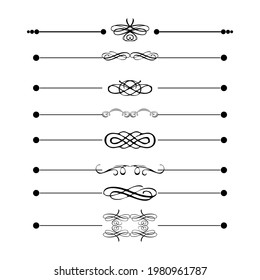 Set of vector graphic elements for design