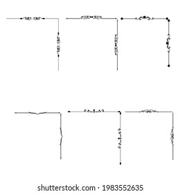 Set of vector graphic elements for design