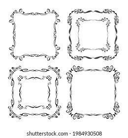 Set of vector graphic elements for design
