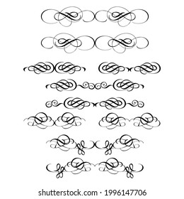 Set of vector graphic elements for design