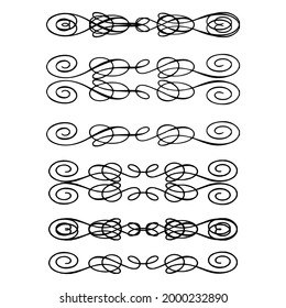 Set of vector graphic elements for design
