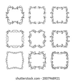 Set of vector graphic elements for design