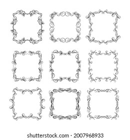 Set of vector graphic elements for design
