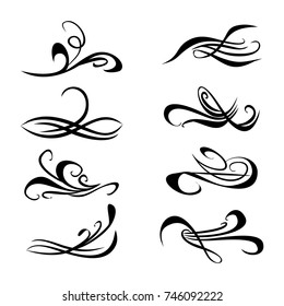  Set of vector graphic elements for design