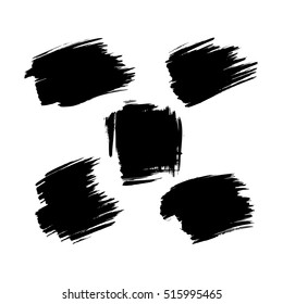 set of vector grunge background