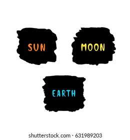Set of vector grunge frames
