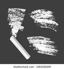 Set of vector grunge texture created with chalk and charcoal. Designed for registration of various design projects: posters, banners, stickers, templates.